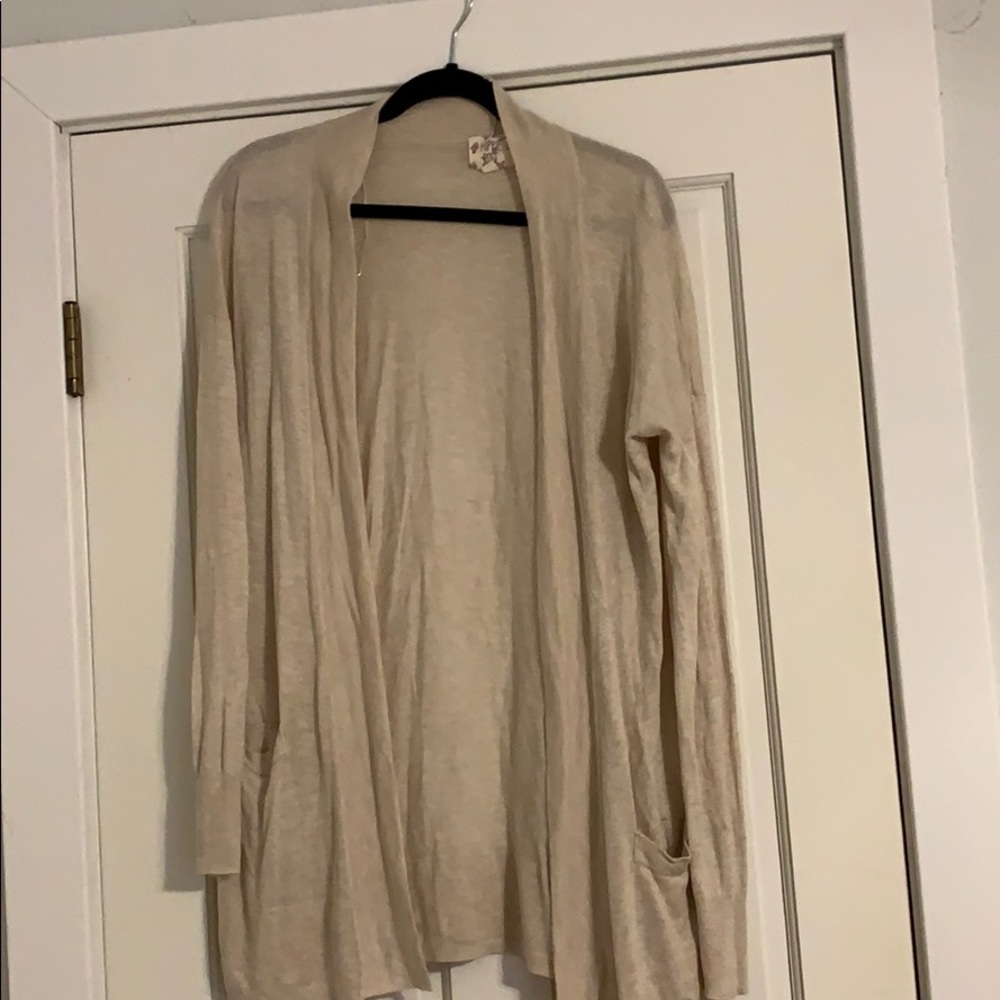 Beige cardigan